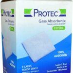 Gasa estéril Protec 7.5 cm. x 7.5 cm. Caja con 100 piezas